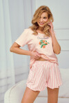 Taro Darcia 3322 cr/r M-XL W25 dámske pyžamo jasně oranžová M
