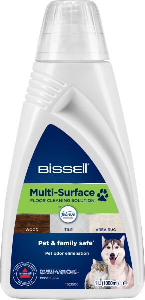 Bissell Multi-Surface Pet Formula 1 L pre CrossWave a SpinWave / čistiaci Prostriedok / pre domácnosti s domácimi miláčikmi (2550)