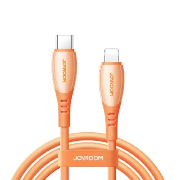 Joyroom S-A59 Vibrant Series Nabíjací kábel USB-C (M) - Lightning (M) 30W 1.2m oranžová (6956116764906)