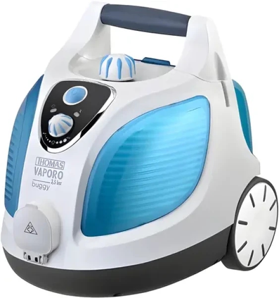 Thomas Vaporo Buggy modro-biela / Parný čistič / 1500W / 3,5 bar / 1600 ml (792 023)