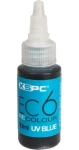 XSPC EC6 ReColour Dye UV modrá / Farbivo do chladiacej kvapaliny / Koncentrát / UV reaktívny / 30 ml (5060175589378)
