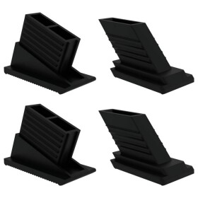 MUNK Günzburger Steigtechnik 019245 Munk vnútorné topánok hliníkové skladacie schodisko 4 ks; 019245