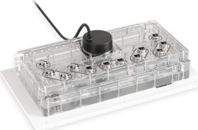 Alphacool Apex Distroprokove Dark Base Pro 901, ARGB mit Apex Pumpe - wei