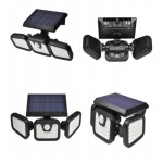 Izoxis Solárne 140 COB LED osvetlenie s PIR čidlom pohybu
