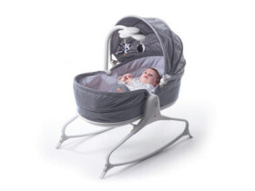 Tiny Love Lehátko 3v1 Cozy Rocker Heather Grey / od narodenia do 9 kg (1805501146NTL)