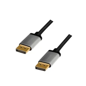 LogiLink DisplayPort 1.2 čierno-šedá / Kábel DisplayPort / 2 m / 4K 60Hz (CDA0101)