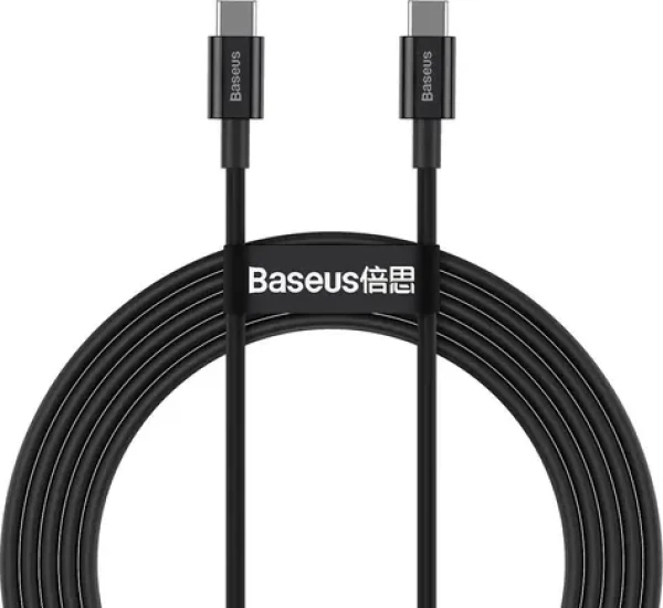 Baseus CATYS-C01 Kábel USB-C (M) - USB-C (M) 2 m čierna / 100W (CATYS-C01)