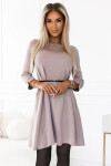 Dámske šaty 579-1 - NUMOCO Béžová 2XL/3XL