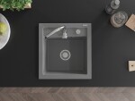 MEXEN MEXEN - Vito granitový drez 1 520x490 mm, sivá 6503521000-71