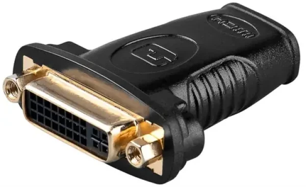 Goobay 68690 čierna / Adaptér / HDMI na DVI-I / pozlátené konektory (68690)