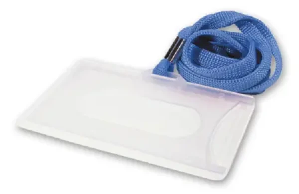 CLASSIC Visačka IDS P z tvrdeného plastu s modrou šnúrkou 50 ks (V-IDS-P-03)