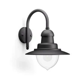 Philips Raindrop čierna / Vonkajšie nástenné svietidlo / bez zdroja / E27 / 1x60W / IP44 (SKL000389004)
