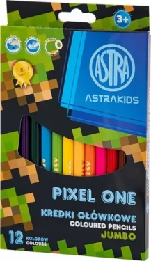 ASTRA Pastelky Pixel One 12ks Jumbo (158474)