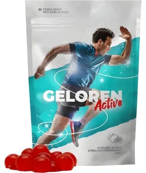 Geloren Active černica / Kĺbová výživa / 90 želé / 410 g