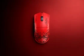 Razer Viper V3 Pre červeno-čierna / Herná bezdrôtová myš / 35000 DPI / 6 tlačidiel / USB-C / 2.4GHz (RZ01-05120500-R3M1)