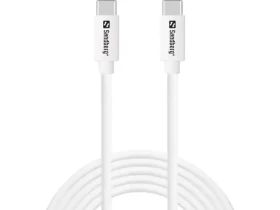Sandberg SAVER USB-C Cable 2M 65W biela / nabíjací kábel USB-C na USB-C
