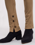 Ninety Percent Felix Stretch Tencel™ Vent Leggings BROWN KHAKI M