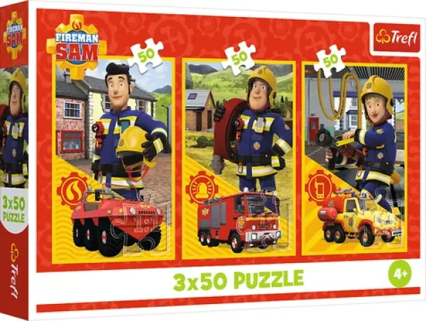 Trefl Puzzle Požiarnik Sam: Tím z požiarnej stanice