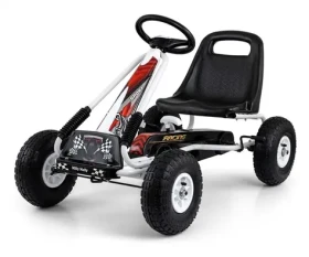 Šliapací motokára Thor biela