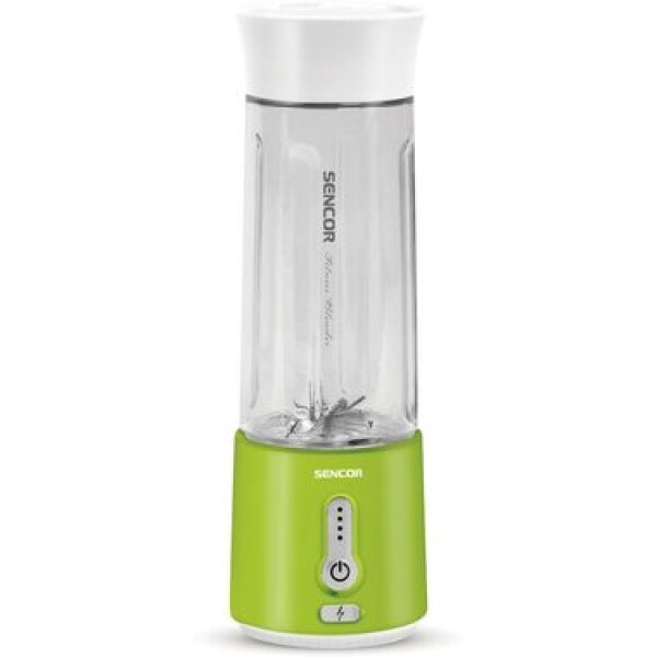 Sencor SBL 131GR zelená / Prenosný smoothie mixér / 150 W / Integrovaná batéria / 500 ml (8590669361403)