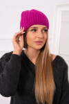 Dámská čepice Rebeka model 21798559 fuchsiová - K-Fashion Velikost: UNI