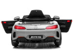 Mamido Elektrické autíčko Mercedes GTR lakované strieborné