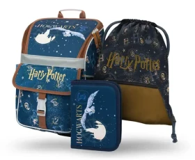 BAAGL SET 3 - Školský set Zippy Harry Potter Bradavice / aktovka / peračník / vrecko (A-31994)