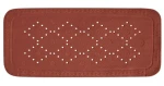 Spirella ALASKA terakota / Protišmyková podložka do vane / PVC / 91 x 36 cm