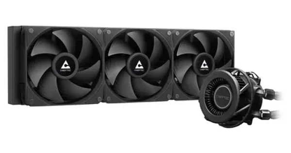 Chieftec CLC- 360-VRM-BLK čierna / Vodné chladenie CPU / 360 mm / 3x 120 mm / VRM ventilátor / AMD + Intel (CLC-360-VRM-BLK)
