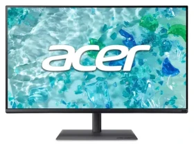 31,5" Acer Vero B327QKB1 čierna / Monitor / VA / 4K UHD 3840x2160 / USB-C / Webkamera / Pivot (UM.JB7EE.102)