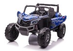 Mamido Detské elektrické auto Buggy UTV-MX 4x4 LCD MP4 Spider lakované modré
