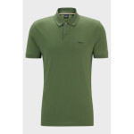 Pánska polokošeľa BOSS Pallas Open Green regular fit zelená (50468301-381) S