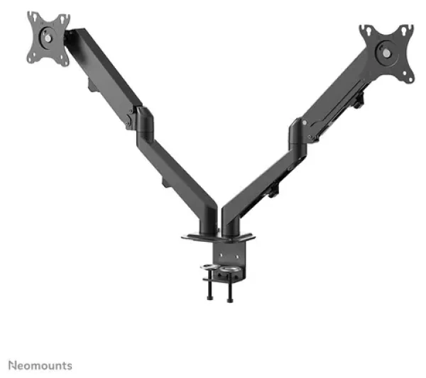 Neomounts DS70-700BL2 čierna / Stolný držiak pre 2 monitory / 17-27" / VESA 75x75-100x100 / nosnosť 7 kg (DS70-700BL2)