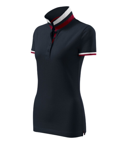 Polokošeľa Collar Up dark navy M