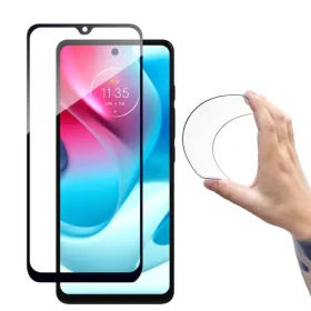 Hurtel Flexi Nano Glass / Tvrdené sklo / Motorola Moto G60s / Celoplošné, s rámčekom