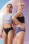 Dámske hipsterky GO Crush C3P - MODRÉ - modré M008 - SLOGGI BLUE XL