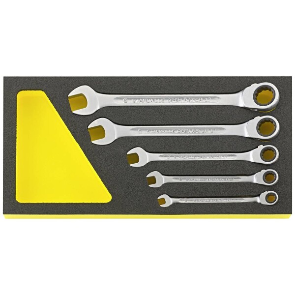 Stahlwille 96830650 TCS 17/5 súprava plochých obojstranných račňových kľúčov 8 - 19 mm; 96830650