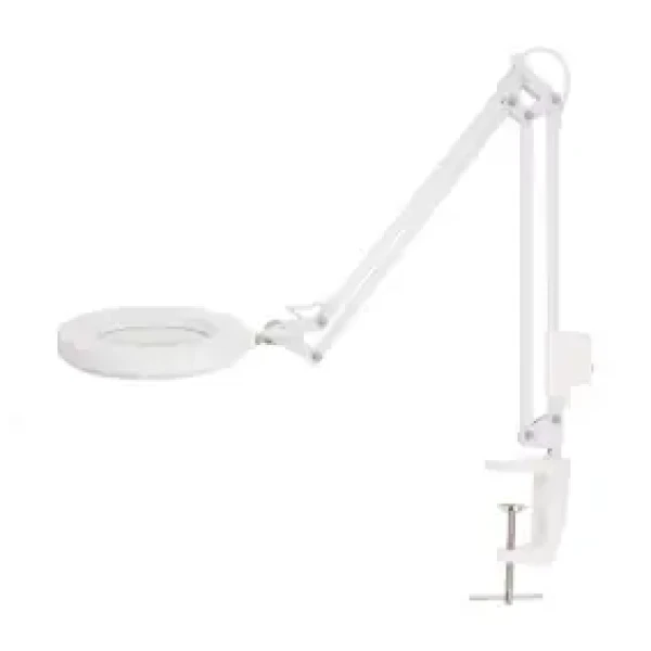 Nedis MAGLE2WT / Zväčšovacia stolná lampa biela / Šošovka: 3 Diopter / 6500 K / 6 W / 700 lm (MAGLE2WT)