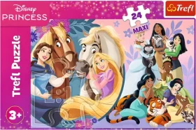 Trefl Puzzle Disney Princezné: Úsmev priateľstva MAXI