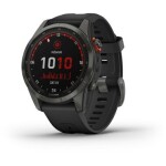 Garmin Fenix 7S Solar šedo-čierna / Chytré hodinky / GPS / 1.3 dot. displej / mapy / BT / WiFi / vodeodolné (010-02539-13)