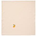 Ib Laursen Látkový obrúsok s výšivkou Summer Vibes Lemon