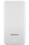 ADATA T10000 Power Bank 10000mAh biela / 2x USB / 5V / 2A / dopredaj (AT10000-USBA-CWH)