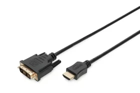 Digitus HDMI - DVI-D(18+1) černá / Propojovací kabel / Single Link / Full HD 1080p 60Hz / 3 m (AK-330300-030-S)