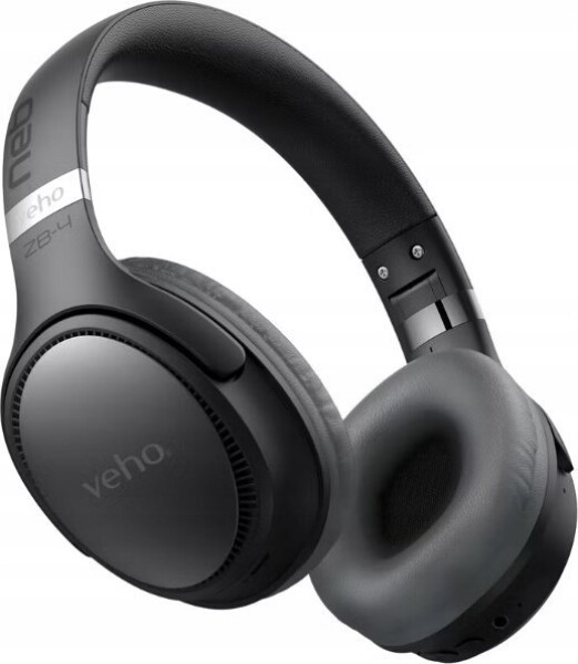 Veho Veho ZB-4 Sada słuchawkowy Przewodowy i Bezprzewodowy Opaska na głowę Połączenia/muzyka USB Type-C Bluetooth Čierny, Sivý