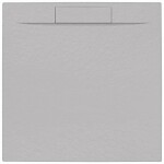Sprchová vanička štvorcová SAT Fusion 90x90 cm liaty mramor Gris Perla SATFU9090GRP SATFU9090GRP