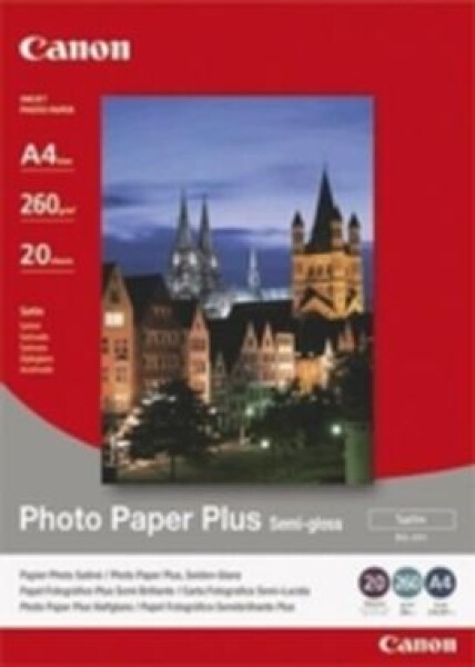 Canon fotopapier SG-201 - A4 - 260g/m2 - 20 listov - pololesklý (1686B021)