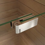 H K - Štvorcový sprchovací kút AIRLINE R101, 100x100, s dvomi jednokrídlovými dverami s pevnou stenou, rohový vstup vrátane sprchovej vaničky z liateho mramoru SE-AIRLINER101 / THOR-100sq