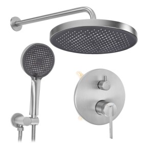 REA - Podomietková sprchová sada Grace Brush Nickel + BOX REA-P4404