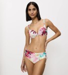 Dámske letné plavky Fleur Midi X - TRIUMPH tmavá kombinace tyrkysové (M025) 044