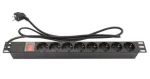 Good Connections PDU 19" čierna / PDU / 8x zásuvka / 16 A / 3800 W / 1,8 m (GC-N0076)